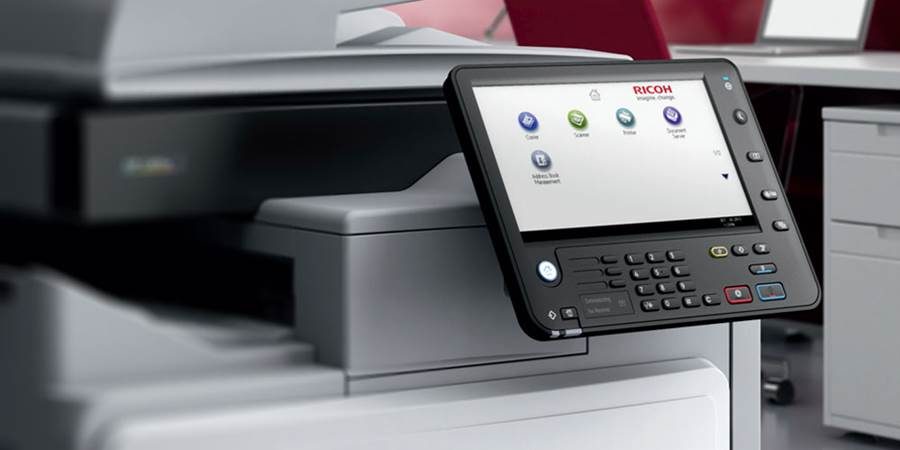 Ricoh multifunction printer and scanner